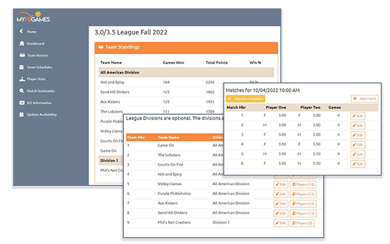 MyPBGames Features